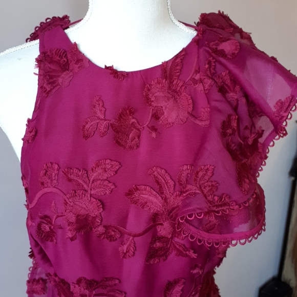 Keepsake raspberry dress - Picture 3 of 5